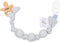 Snoozebaby Speenkoord - Fopspeenkoord biologisch katoen - Zachte knopen - Blauw