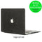 Lunso Geschikt voor MacBook Air 13 inch (2018-2019) cover hoes - case - Glitter zwart