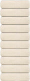 vidaXL - Gastendoekjes - 10 - st - 30x50 - cm - 360 - g/m² - 100% - katoen - crèmekleurig