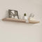 Eugad Wandplank - Zwevende Houten Plank - Retro Design - Eiken 40 x 22,9 x 3,8 cm