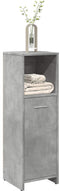 vidaXL - Badkamerkast - 30x30x95 - cm - spaanplaat - betongrijs