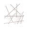 MATCHES XS Wandkapstok - Kunstwerk - Silky Taupe