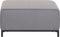 ROVIGO - Ottomaan - Grijs - Polyester