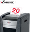 Rexel Momentum Extra XP420+ Ultrastille Papierversnipperaar voor Kantoor - P-4 Snippers - Vernietigt tot 20 Vellen - Zwart