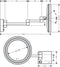 hansgrohe AddStoris - Scheerspiegel LED - Draaifunctie - Chroom