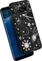 Hoesje Geschikt voor Samsung Galaxy S8 Hoesje Siliconen - Design Backcover siliconen - Zwart / Meerkleurig / Space