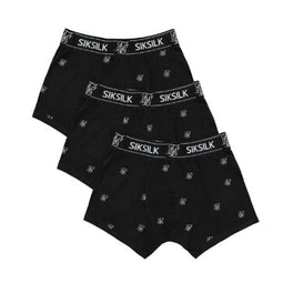 Zwarte 3Pk Logo Boxer- 3 stuks- maat S