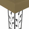 vidaXL - Prieel - 180 - g/m² - 3x3 - m - taupe