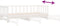 vidaXL - Slaapbank - met - onderschuifbed - 80x200 - cm - massief - grenenhout - wit