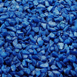 Aqua Della - Aquariumdecoratie - Vissen - Glamour Stone /ocean 6-9mm/2,0kg Blauw - 1st