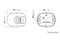 Aqua Signal Serie 34 wit Stuurboord LED Navigatielicht