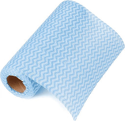 Aqualine reinigingsdoekjes op rol formaat 20 x 40 cm geassorteerde kleuren rol van 50 stuks