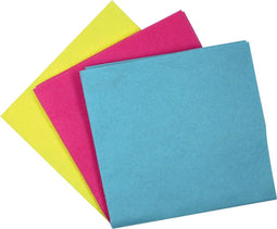 Aqualine universele huishouddoekjes formaat 38 x 38 cm geassorteerde kleuren pak van 6 stuks