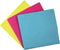 Aqualine universele huishouddoekjes formaat 38 x 38 cm geassorteerde kleuren pak van 6 stuks