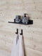 Aquanova Cyra Wandplank badkamer Black