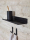 Aquanova Cyra Wandplank badkamer Black