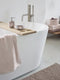 Aquanova -eikenhout - badbrug - Breed 80cm
