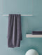 Aquanova LONDON Badlaken - 70x130 cm 96 - Grafiet per stuk