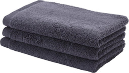 Aquanova London - Gastendoek - 30x50 cm - Grafiet - Set van 3