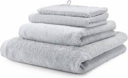 Aquanova London - Gastendoek - 30x50 cm - Koelgrijs - Set van 3
