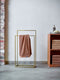 Aquanova Yuri Handdoekrek Staand 45x20x83cm Mat Goud