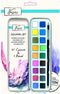 Aquarel verf set - 18 kleuren - 1 penseel | verven voor kinderen | knutselen