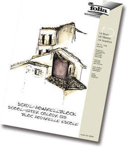 aquarelblok Folia studie A3 150gr 3-voudig verlijmd 10 vel grof