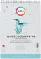Aquarelblok qrea a4 20vel 200gr spiraal