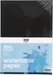 Aquarelpapier - Zwart - A4 - 240 grams - Creotime - 10 vellen