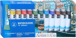 Aquarelverf - Aquarel - 12 stuks - Diverse Kleuren