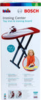Klein Toys Bosch speelgoedstrijkplank - strijkset met waterspuitfunctie - rood (1 set)