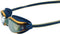 Aquasphere Fastlane - Zwembril - Volwassenen - Gold Titanium Mirrored Lens - Blauw/Goud