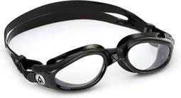 Aquasphere Kaiman - Zwembril - Volwassenen - Clear Lens - Zwart