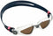 Aquasphere Kayenne Small - Zwembril - Volwassenen - Blue Titanium Mirrored Lens - Rood/Wit