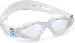 Aquasphere Kayenne Small - Zwembril - Volwassenen - Clear Lens - Glitter/Blauw