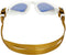 Aquasphere Kayenne Small - Zwembril - Volwassenen - Gold Titanium Mirrored Lens - Wit/Goud