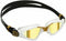 Aquasphere Kayenne Small - Zwembril - Volwassenen - Gold Titanium Mirrored Lens - Wit/Goud