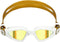 Aquasphere Kayenne Small - Zwembril - Volwassenen - Gold Titanium Mirrored Lens - Wit/Goud