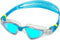 Aquasphere Kayenne - Zwembril - Volwassenen - Blue Titanium Mirrored Lens - Transparant/Turquoise