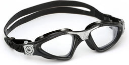 Aquasphere Kayenne - Zwembril - Volwassenen - Clear Lens - Zwart/Zilver