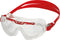 Aquasphere Vista XP - Zwembril - Volwassenen - Clear Lens - Transparant/Rood