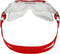 Aquasphere Vista XP - Zwembril - Volwassenen - Clear Lens - Transparant/Rood