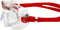 Aquasphere Vista XP - Zwembril - Volwassenen - Clear Lens - Transparant/Rood