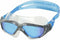 Aquasphere Vista - Zwembril - Volwassenen - Blue Titanium Mirrored Lens - Transparant/Grijs