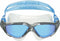 Aquasphere Vista - Zwembril - Volwassenen - Blue Titanium Mirrored Lens - Transparant/Grijs