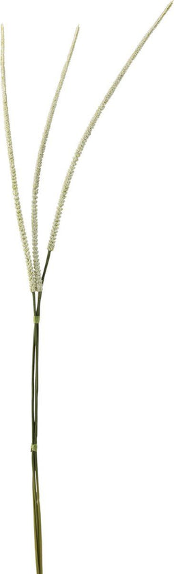 J-Line bundel Paardenstaart - kunststof - wit - 12 stuks