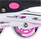 Street Rider Pro - Inline Skates - Aluminium frame 4 wielen - Roze/Grijs