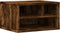 vidaXL - Printerkastje - 40x32x22,5 - cm - bewerkt - hout - gerookt - eikenkleurig