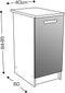 START Keukenonderkast L 40 cm - Glanzend wit