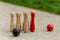 Outdoor Play Bowlen - Bowling - Berkenhout - 9 kegels 2 ballen - vanaf 3 jaar